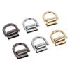 2Pcs D Ring Bag Side Clip Buckles Screw Handbag Chain Handles Connector Hanger