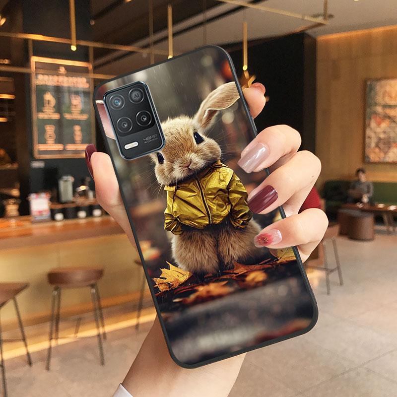 Rabbit Bunny Animal Phone Case For iPhone Samsung Galaxy Redmi Xiaomi Oppo OnePlus Note S A 7 8 9 10 11 12 13 14 20 21 22 23 53 54 Pro Max Plus Ultra
