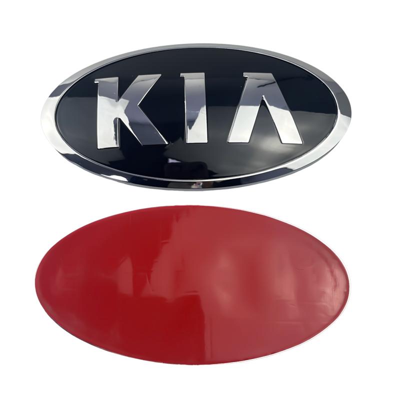 AAND1 Car Front Hood Emblem Rear Trunk Badge for KIA Sportage Ceed sorento Cerato Picanto Soul Stonic K3 K5 Rio optima Accessories