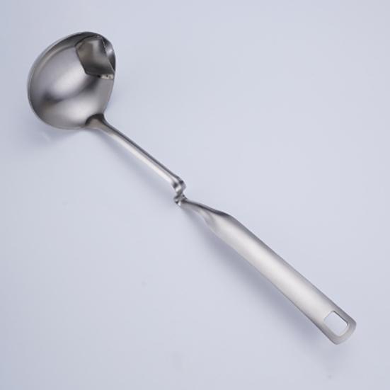 Половник для супа без запаха, высокая термостойкость, нержавеющая сталь 304, кухонная утварь, ложка-сепаратор для ресторана