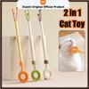 Xiaomi Retractable 2 in 1 Cat Tickler Double Sided Massager Cat Teaser Wand Interactive Cat Toy for Kitten Grooming Relieve Itching