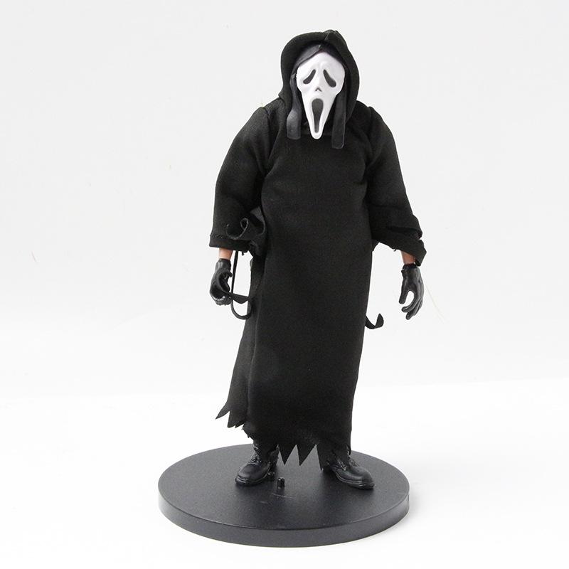 В наличии: Ghostface Делюкс Издание Подвижная Фигурка с Плащом Призрака – Крик Дары Смерти Лицеизменяющая Модель.