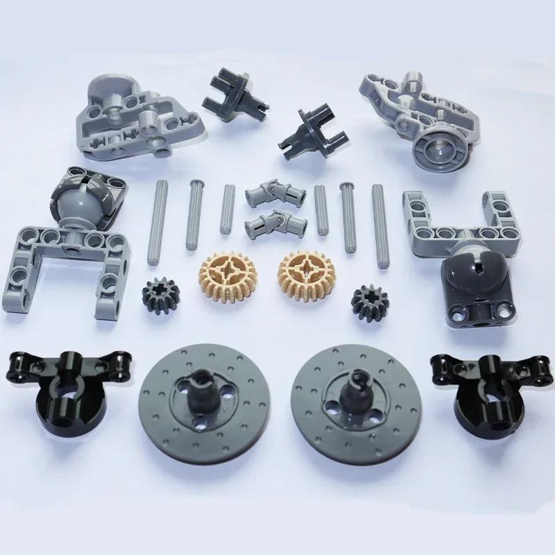 Non-Toxic Moc Building Blocks Technical Parts Pin Liftarm Studless Beam Axle Plug Connector Panel Gear Compatible Intellectual Toy