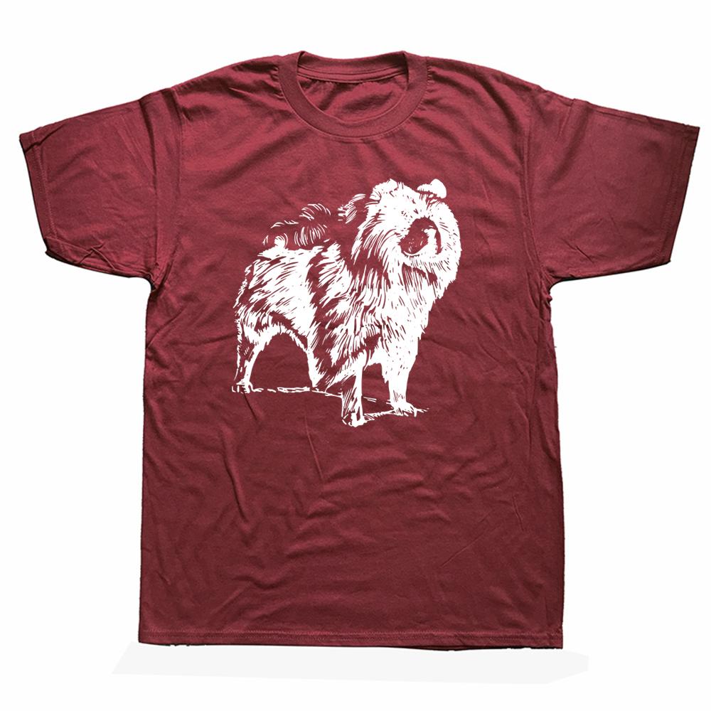 Dabbing Chow Chow Dab Dance Dog T Shirts Graphic Cotton Streetwear Short Sleeve Birthday Gifts Vintage Style Tshirt UnisexF