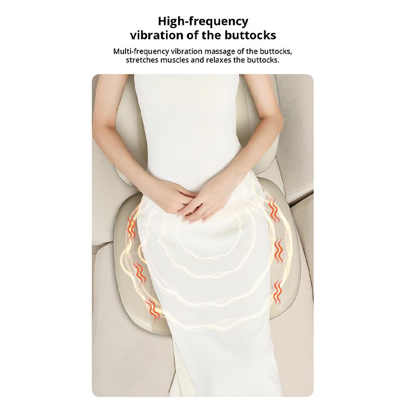 3D многофункциональное массажное кресло для талии и спины, разминающий массаж плеч и шеи, вибрационный массажер для всего тела Tuina