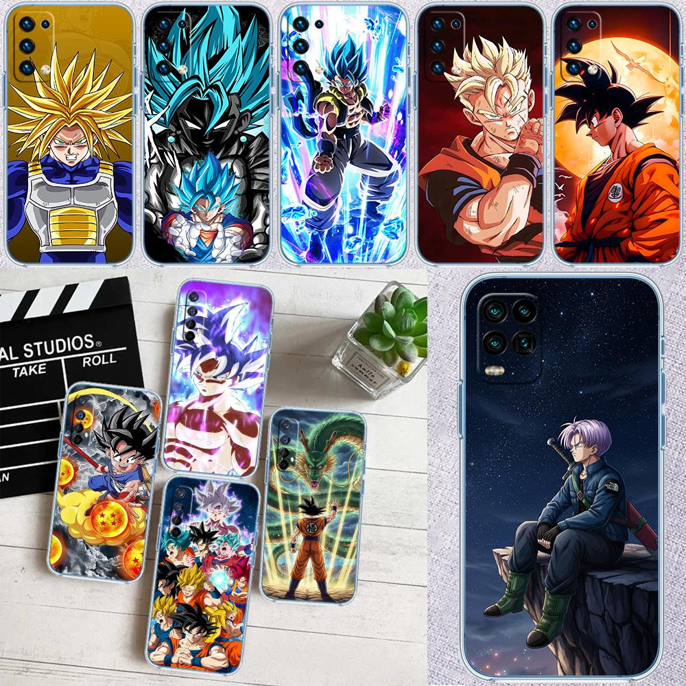 TR11 Dragon Ball Goku Transparent Phone Case for Motorola Moto G40 G04 G05 One Ace Action Fusion + Plus Hyper Macro Vision Zoom