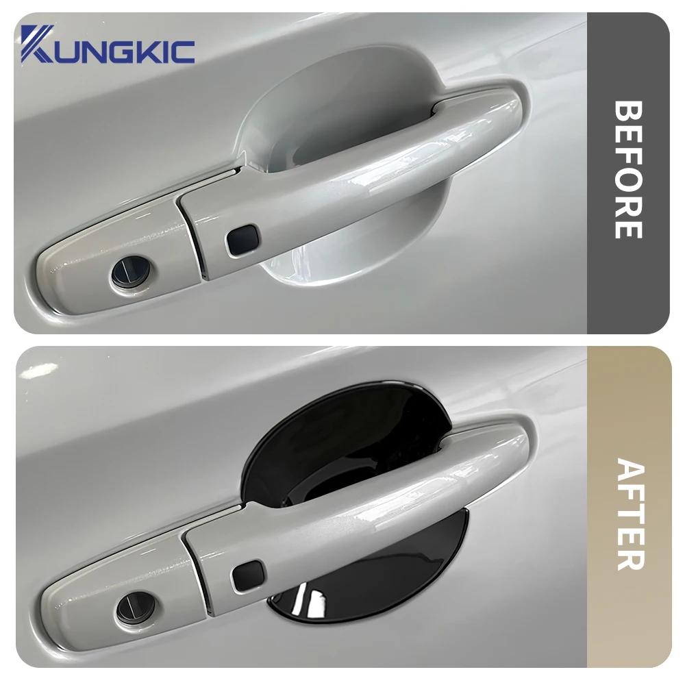 For Suzuki Swift 2024 2025 4PCS Car Door Handle Scratch Resistant Protective ABS Carbon Fiber Style Sticker