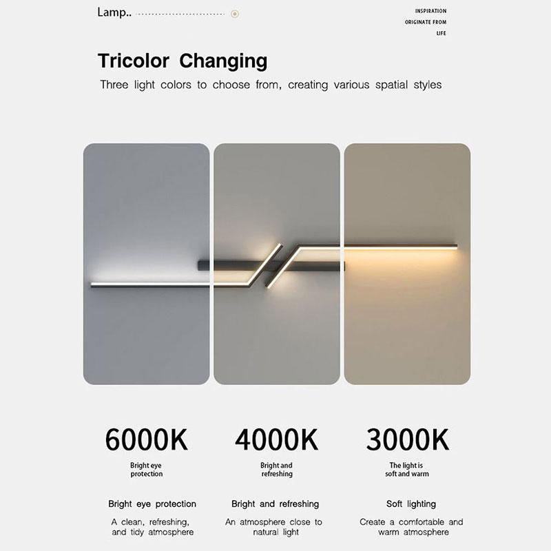 Черно-золотые внутренние светодиодные настенные светильники для телевизора, дивана, фона, спальни, скандинавские светодиодные настенные светильники, декор, коридор, проход, настенное бра, освещение