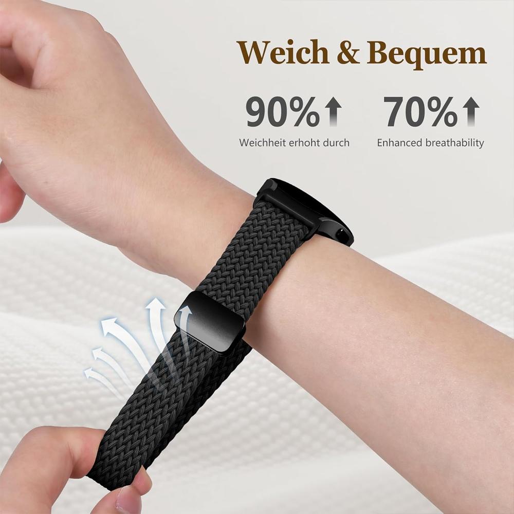 Магнитный плетеный ремешок для Samsung Galaxy Watch 7 6 4 classic/5 Pro/FE 44мм 40мм 45 46 47 мм браслет correa Galaxy watch 7 Ремешок