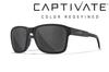 Trek Polarized Smoke Matte Black AC6TRK18 [Wiley X] Sunglasses, Lenses, Frame,