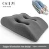 Memory Foam Leg Elevation Pillow: Foot Rest, Pressure Relief, Back Support for Bed and Pregnancy