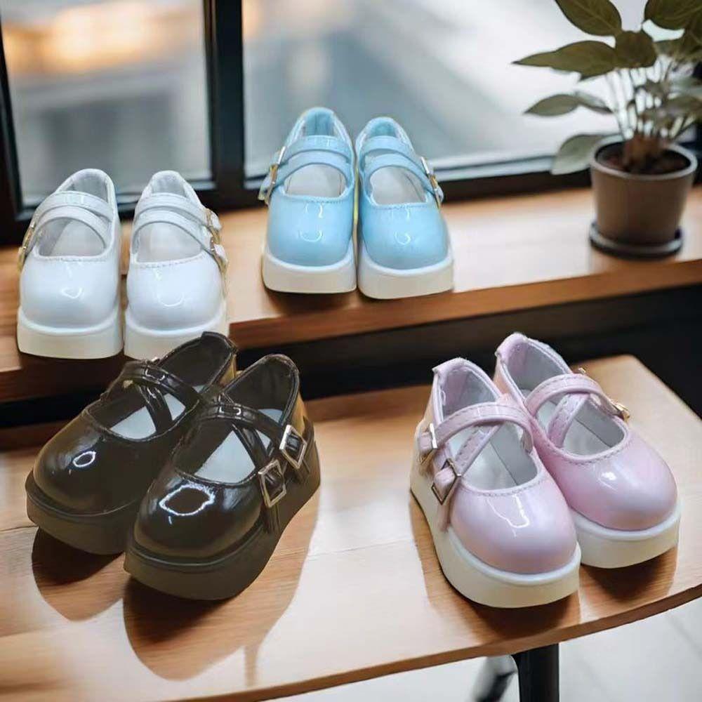 Heightened Thick Sole Bjd Leather Shoes Mini Shoes 45CM Doll Shoes 1/4 Dolls Shoes  Diy Toys