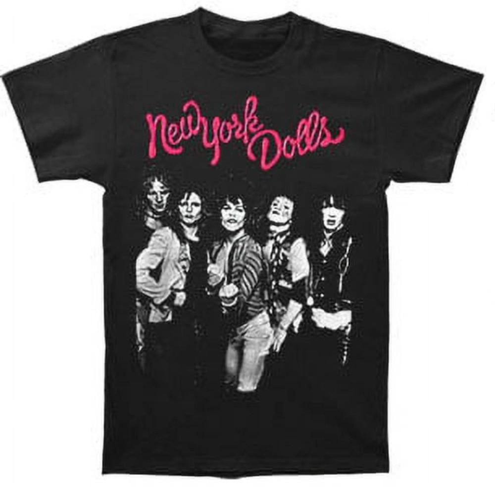 Подарок участнику группы New York Dolls Для фаната Черная Все размеры Унисекс Футболка AR13 Унисекс Футболка