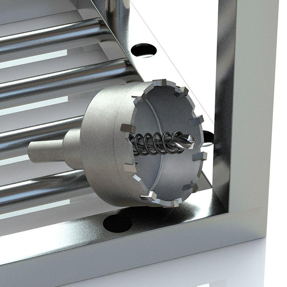 Hard Alloy Drill Bit Silver Hole Opener High-quality TCT Hole Saw Aluminum Alloy
