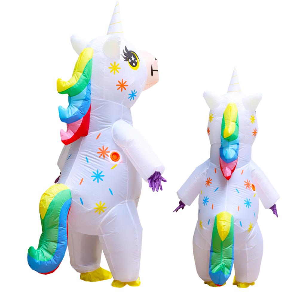 Unicorn Inflatable Suit - Suitable for Parties, Christmas, Holidays, Birthday Surprises, Suitable for Heights of 150cm-190cm