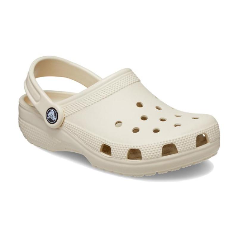 Crocs Классические клоги Удобные и универсальные дышащие сандалии бежевая детская модель