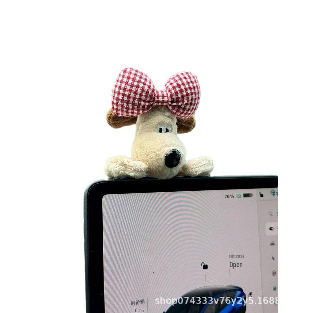 Брелок-плюшевая собака с длинной шерстью и симпатичное украшение для машины