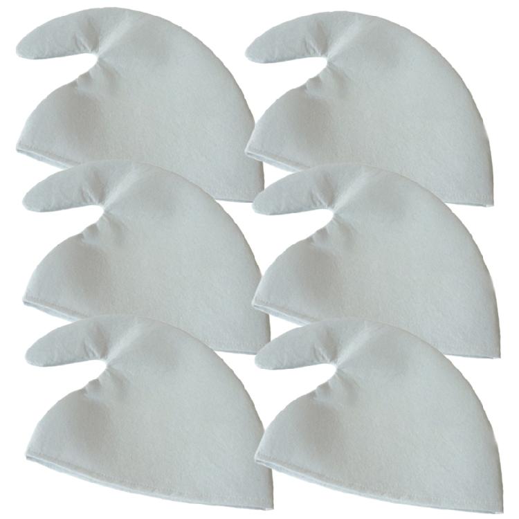 Набор из 6 фестивальных шляп на Рождество, ручная работа, реквизит для вечеринок и косплея, удобные головные уборы, аксессуары для праздничной одежды