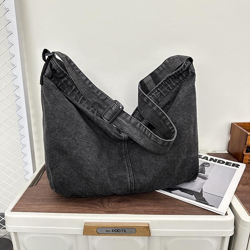 2025 Summer New Foreign Style Simple Texture Large Capacity Tote Bag Fashion Trend Women's Shoulder Messenger Bag