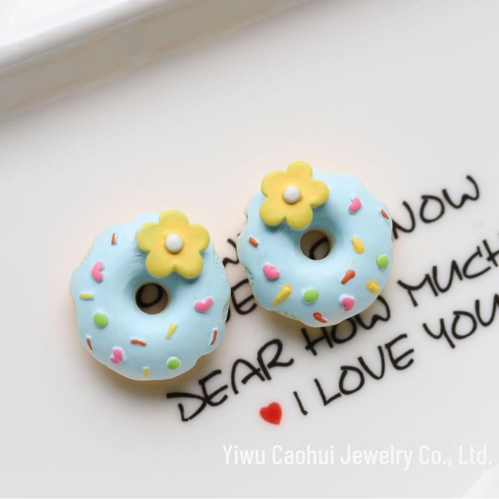 Сделай сам смоляной ананасовый пончик кремовый клей мобильный чехол коробка для хранения и декор для чашки