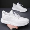 Trend Genuine Leather Men's Sneakers Designer Cowhide Breathable Soft-soled Board Shoes for Men Black Sport Casual Shoes