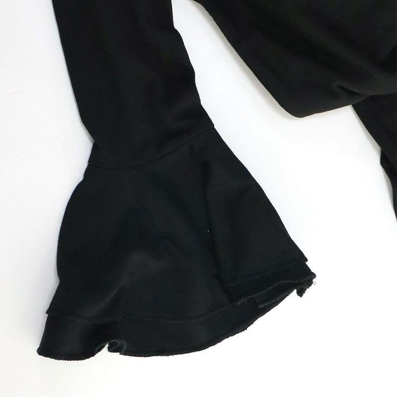 Осеннее женское платье с открытой спиной, открытыми плечами и рукавами-колокольчиками, 2024