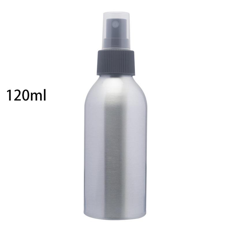 Алюминиевая бутылка с ребристой насадкой, распылитель для солнцезащитного крема, алюминиевый флакон для духов, флакон для дозатора духов