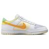 Nike Женские кроссовки Dunk Low Sundial, разноцветные, белые, светло-лимонные, FJ4742-100