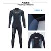 5mm Thick Neoprene Wetsuit Men Winter Swimming Diving Thermal Insulated Full Suit Long Sleeve Pants