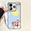 Мультяшный милый хомяк с покрытием Чехол для телефона Для Xiaomi Poco X5 X6 X7 X8 Pro Max F8 Ultra F7 M8 M7 M5S Redmi 15C 15 14C 13C 13 X3 12C