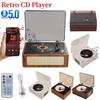 Портативный CD-плеер Bluetooth-колонка Стерео CD-плеер Перезаряжаемый Поддержка CD BT USB 3,5 мм AUX CD-плеер Музыки с Пультом дистанционного управления