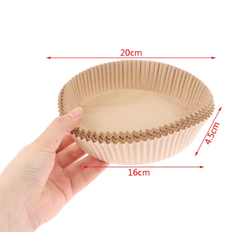 50X одноразовый бумажный коврик для фритюрницы с антипригарным покрытием для выпечки, жарки, маслостойкий