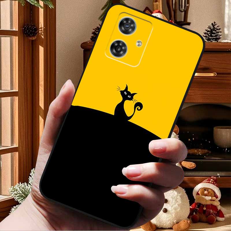 Для Moto G84 G54 5G Чехол Модный Мягкий ТПУ Силиконовый Бампер Чехол для Телефона для Motorola Moto G84 5G MotoG54 G 54 84 Coque Capa Коты