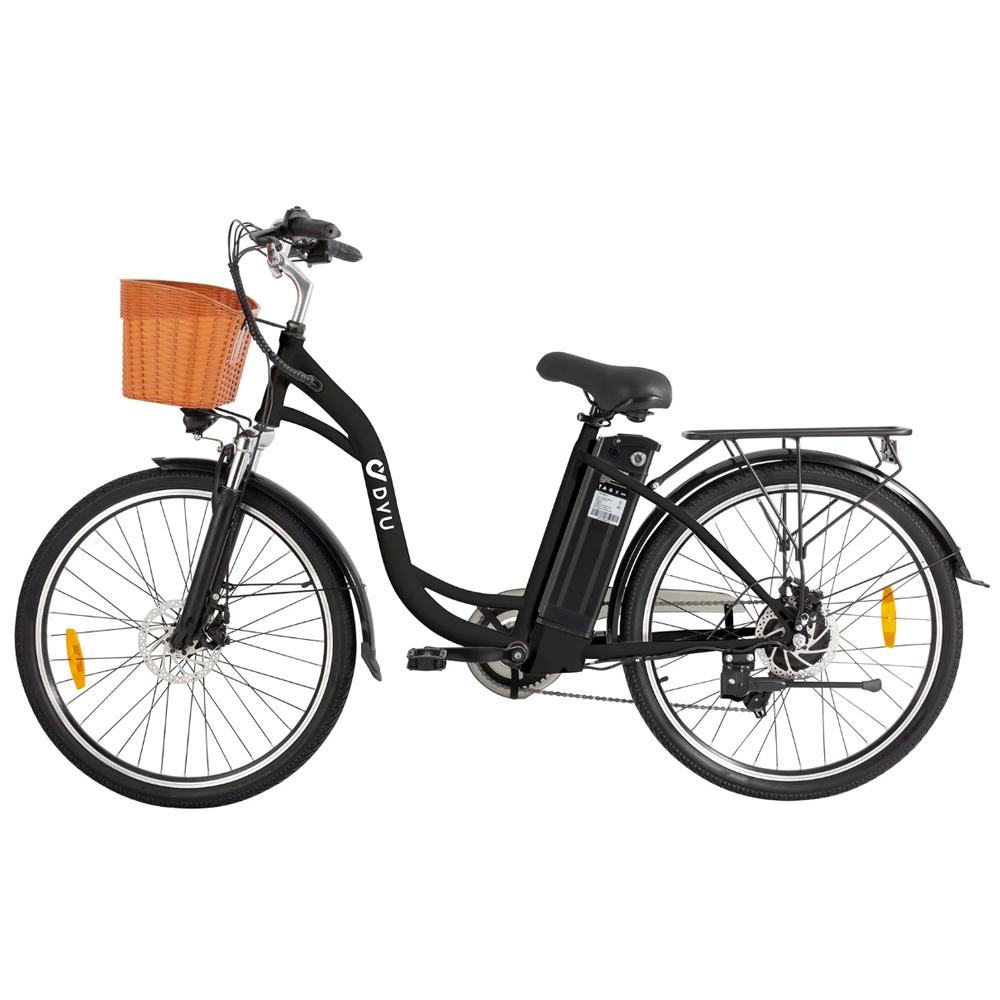 Electric Bike DYU C6 26" 250W Motor 12.5AH Max Range 60Km Load 120Kg Black or White