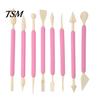 Cake Sculpting Equipment 8PCS Fondant Tool Set, DIY Decorating Kit with Ergonomic Non-slip Handles, Tools Flower Modeling And Sugar Crafting Pens for