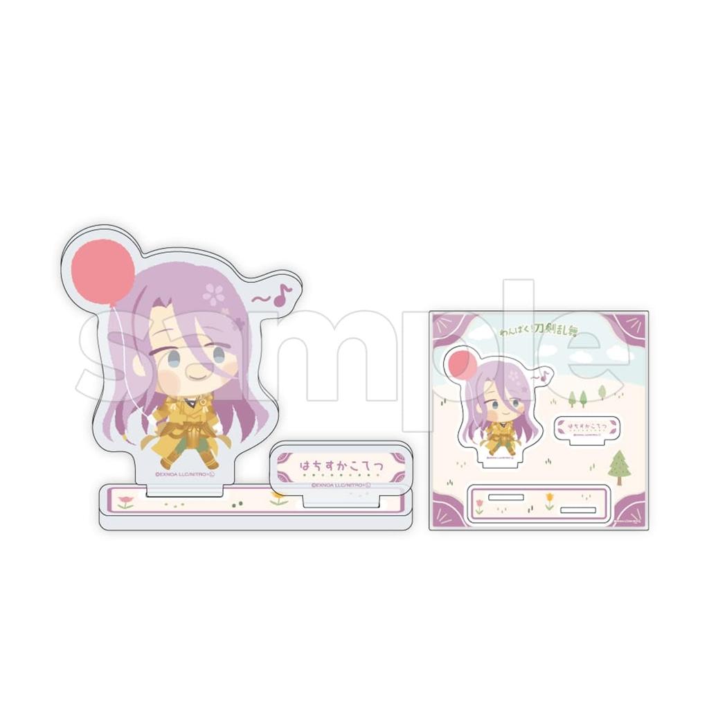 Naughty! Touken Ranbu ~Everyone's Naughty Time~ Scratch Card 2nd Edition C Prize Acrylic Stand Plate Hachisuka Kotetsu