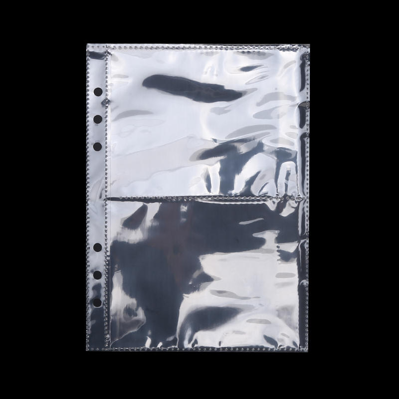 Обложка для блокнота на кольцах формата A5/A6, сменная, 25 листов, прозрачные протекторы для внутренних страниц планера