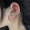 Серьги-змеи, обвивающие ухо, женские, винтажные, креативные, модные, для пар, нишевый дизайн