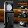 Многофункциональный кожаный чехол-кошелек для карт Samsung Z Flip 6 5 4 3 5G Crossbody Lanyard Phone Bag для Galaxy Z Flip6 Flip5 Flip4