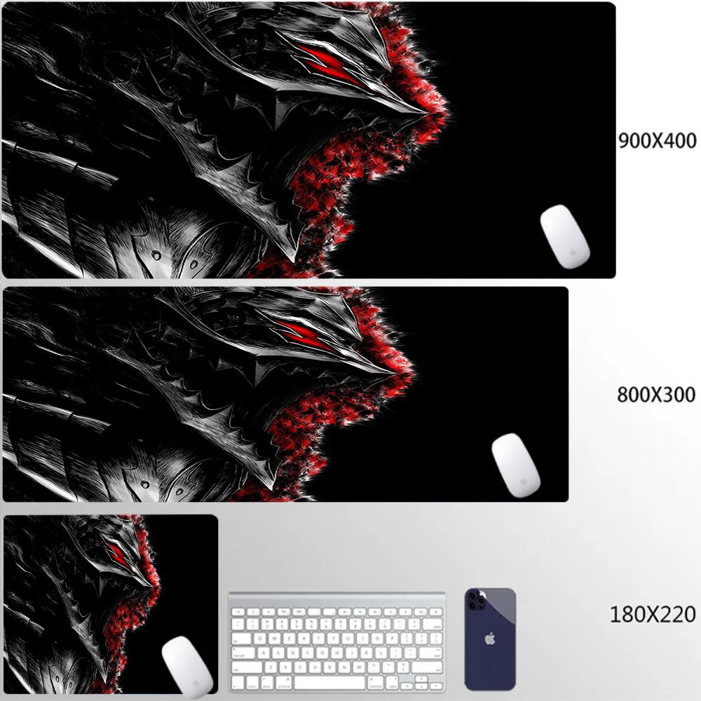 XXL Computer Accessories Keyboard Laptop Table pad The New Product Gamer Gaming Mousepad Large Guts Sword in Berserk Mouse Mat