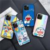 BW-21 Doremon Soft Black Case for iPhone XR 14 15 11 12 13 6 7 8 X XS Pro Max Samsung S22 S23 S21 S24 FE Ultra S8 Plus