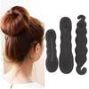 Foam Sponge Clip Hairstyle Twist Maker Hair Disk Donut Bun Curler Braider Hair Bun Maker  Women