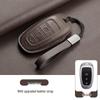 Genuine Leather Key Case for Hyundai ix35, Santa Fe, Fiesta, ix25, Elantra, Verna, Mistra