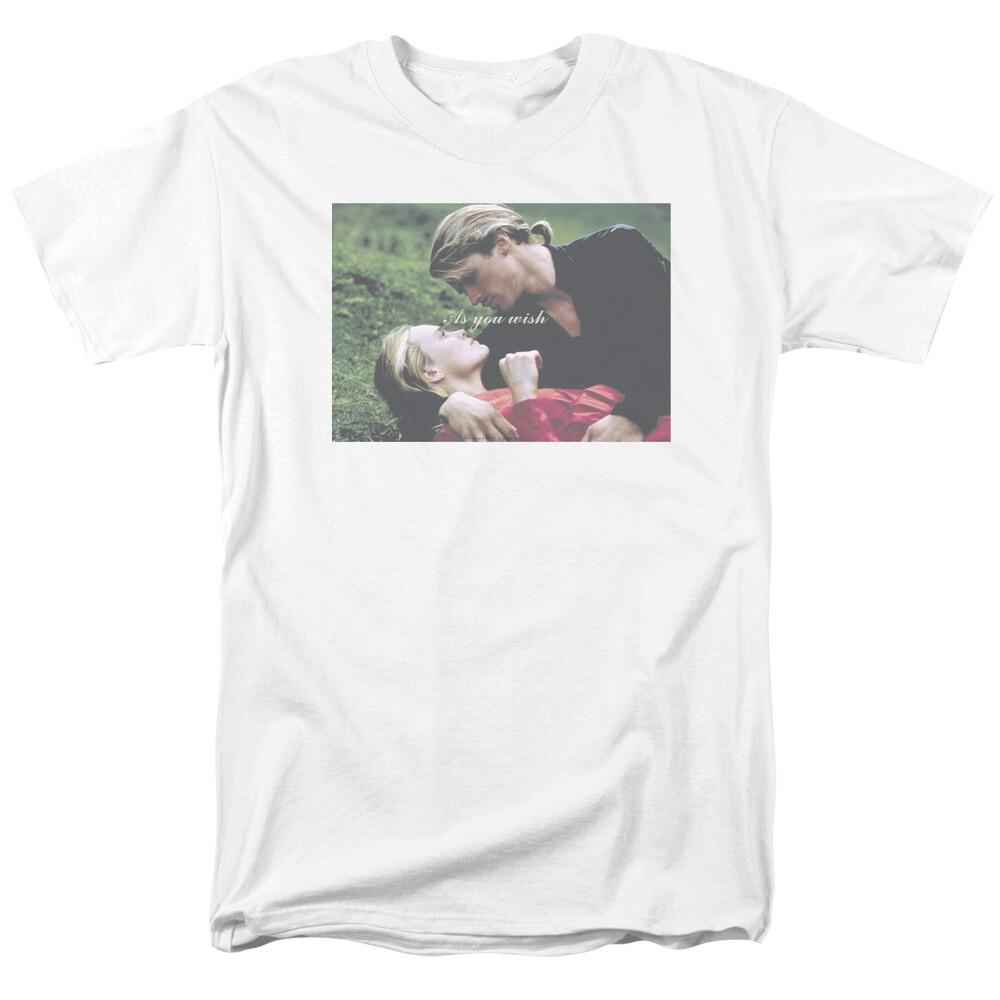 The Princess Bride As You Wish T Shirt Mens Licensed 80s Movie Tee Westley White