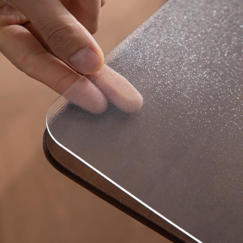 Прозрачная тисненая скатерть, 80x150см, ПВХ толщиной 1,5мм, Настольная подкладка, Прозрачная виниловая скатерть, Прямоугольная подкладка для стола, Устойчивая к пятнам, Пыленепроницаемая, Водо-