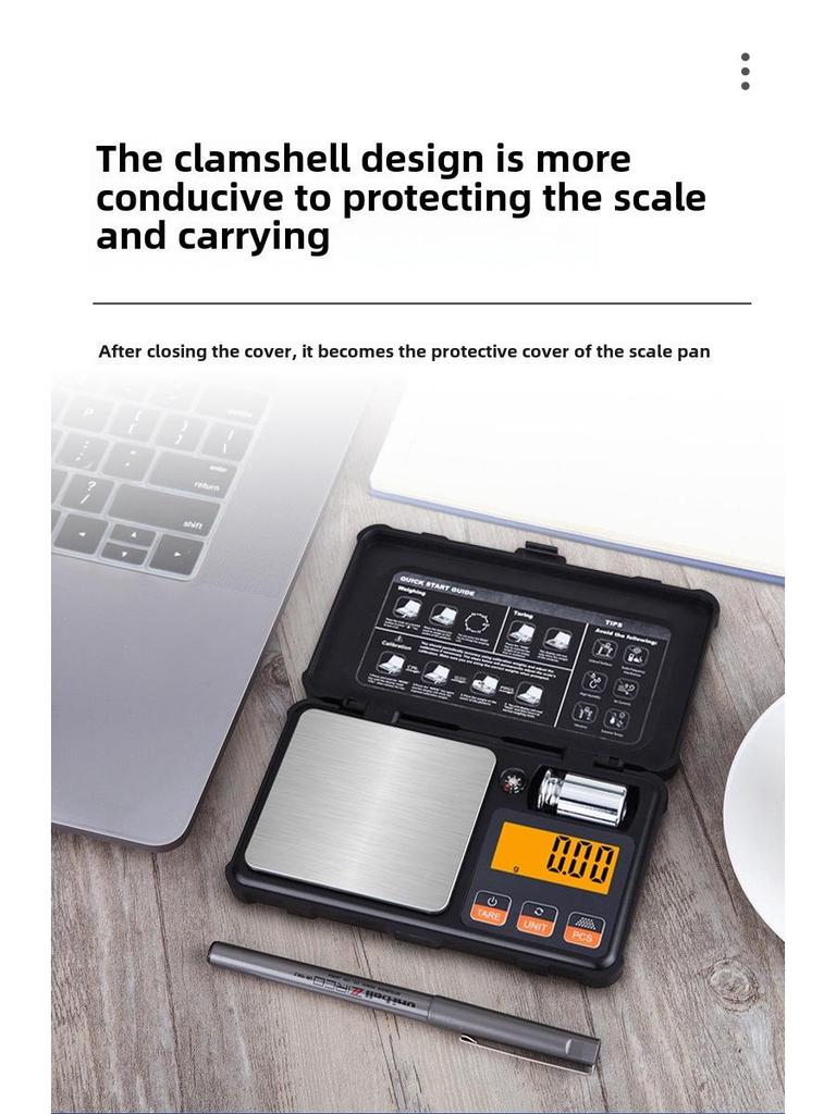 Портативные мини-ювелирные весы с точностью 0,01 г для выпечки и медицины