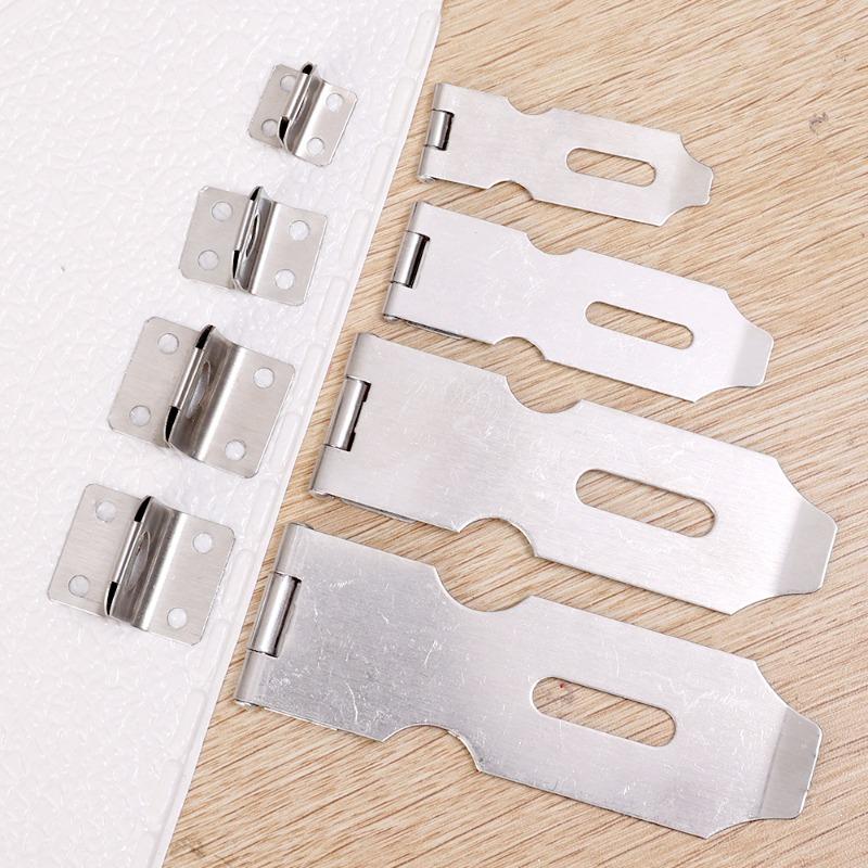 Дверной замок из нержавеющей стали, навесной замок, противоугонная защелка, скоба, защелка для сарая, противовзломная фурнитура для деревянных ворот, бытовые принадлежности