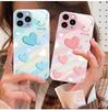 Чехол Gradient Love Smiley Liquid Glass для iPhone 11 Pro Max/XS/12 — полная защита и защита от падения линз