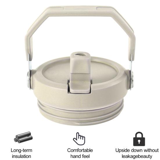 Крышка чашки 20 унций 30 унций с хорошим уплотнением, герметичная, пищевая, с отверстием для соломинки и ручкой, без запаха, толстая сменная крышка для стакана, крышка для чашки