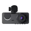 1080P DVR Dash Camera Front & Inside & Rear Camera Driving Recorder 2 Inch Screen Dashcam Support